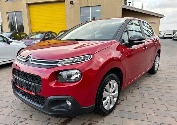 Citroen C3 cena 25999 przebieg: 138000, rok produkcji 2018 z Dukla małe 137
